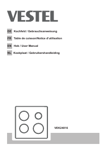 Mode d’emploi Vestel VEK24016 Table de cuisson