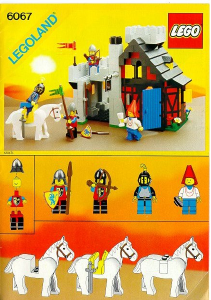 Handleiding Lego set 6067 Castle Bewaakte herberg