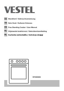 Bedienungsanleitung Vestel VFHS5050 Herd