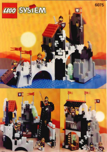 Manual de uso Lego set 6075 Castle El castillo del lobo