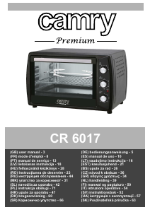 Manuale Camry CR 6017 Forno