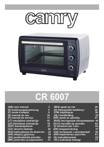 Mode d’emploi Camry CR 6007 Four