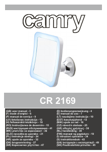 Руководство Camry CR 2169 Зеркало