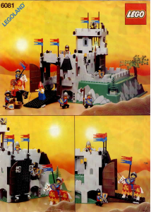 Manual de uso Lego set 6081 Castle Fortaleza de la montaña
