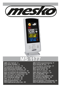 Manuale Mesko MS 1177 Stazione meteorologica