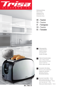 Bedienungsanleitung Trisa Crispy Toast Toaster