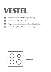 Mode d’emploi Vestel GK60XIND Table de cuisson