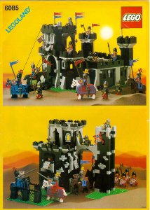 Bruksanvisning Lego set 6085 Castle Svarta borgen