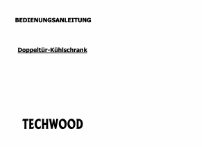 Bedienungsanleitung Techwood KS 8260 AG Kühl-gefrierkombination