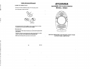 Manual Sylvania SRS61 Radio