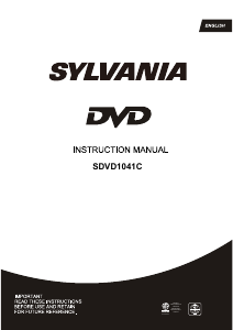 Manual Sylvania SDVD1041C DVD Player