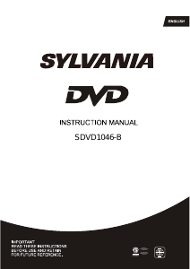 Bruksanvisning Sylvania SDVD1046-B DVD spelare
