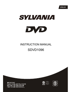 Manual Sylvania SDVD1096 DVD Player