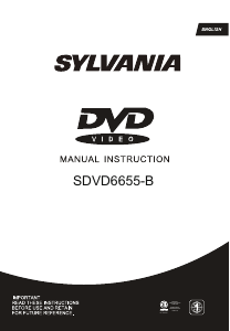 Manual Sylvania SDVD6655-B DVD Player