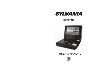 Manual Sylvania SDVD7047 DVD Player