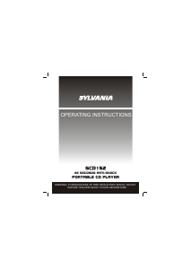 Manual Sylvania SCD152 Discman