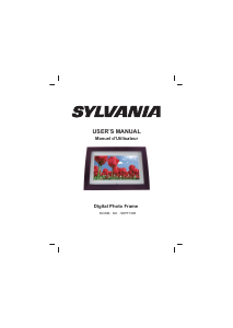 Mode d’emploi Sylvania SDPF1088 Cadre photo numérique