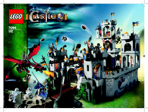 Bruksanvisning Lego set 7094 Castle Belägring av kungaborgen