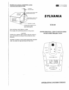 Handleiding Sylvania SCR1345 Wekkerradio