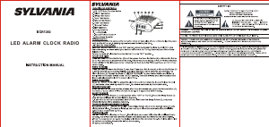 Manual Sylvania SCR1383 Alarm Clock Radio
