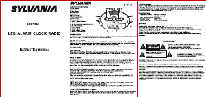 Manual Sylvania SCR1384 Alarm Clock Radio