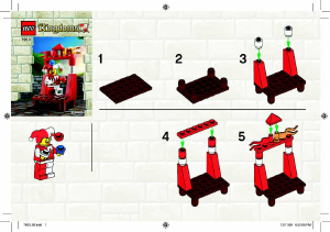Bruksanvisning Lego set 7953 Castle Gycklare