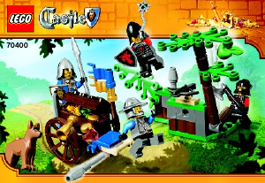 Bruksanvisning Lego set 70400 Castle Bakhållet i skogen