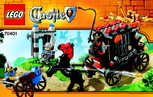 Manuale Lego set 70401 Castle Fuga con il tesoro