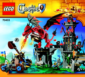 Käyttöohje Lego set 70403 Castle Lohikäärmevuori