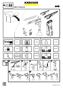 Manual Kärcher WV 5 Plus N Máquina limpar vidros