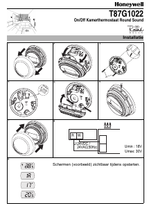 Handleiding Honeywell Round Sound Thermostaat
