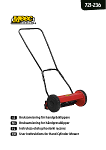 Bruksanvisning Meec Tools 721-236 Gräsklippare