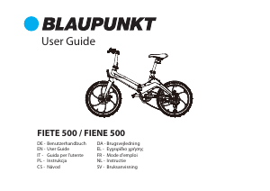 Handleiding Blaupunkt FIENE 500 Elektrische fiets