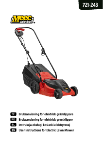 Bruksanvisning Meec Tools 721-243 Gräsklippare