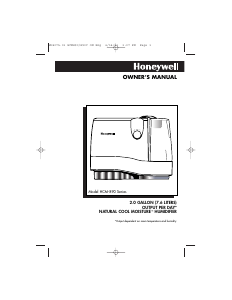 Mode d’emploi Honeywell HCM-890B Humidificateur