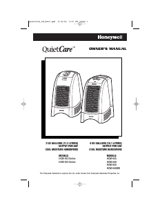 Manual de uso Honeywell HCM-650 QuietCare Humidificador