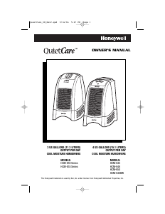 Manual de uso Honeywell HCM-630 QuietCare Humidificador