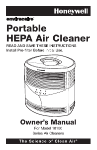 Manual Honeywell 18150 Air Purifier