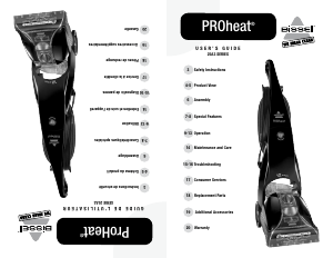Handleiding Bissell 25A3 ProHeat Stofzuiger