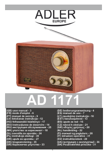 Manual Adler AD 1171 Radio