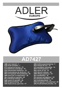 Manual Adler AD 7427 Tampon de încălzire