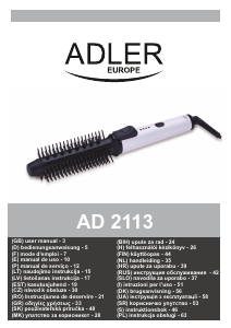 Manual Adler AD 2113 Ondulator