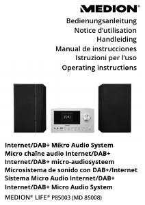 Manual de uso Medion LIFE P85003 (MD 85008) Set de estéreo