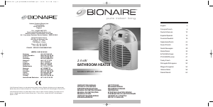 Használati útmutató Bionaire BFH420 Hősugárzó