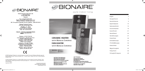 Manuale Bionaire BFH910 Termoventilatore