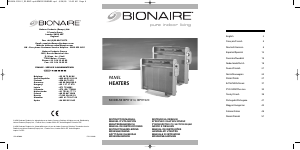 Instrukcja Bionaire BPH1520 Ogrzewacz