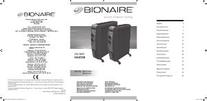 Használati útmutató Bionaire BOF1500 Hősugárzó
