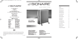 Bruksanvisning Bionaire BOH2503D Värmefläkt