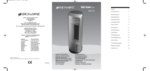 Mode d’emploi Bionaire BMT01 Ventilateur