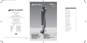 Bruksanvisning Bionaire BT14 Vifte